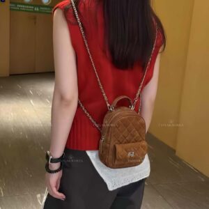 Premium Mini Leather Backpack