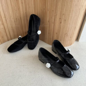 New Items - Corsage Mary Jane Flats