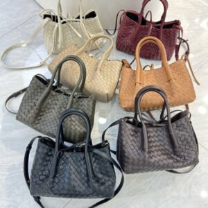 Cowhide Leather - The Weaved Tote Bag