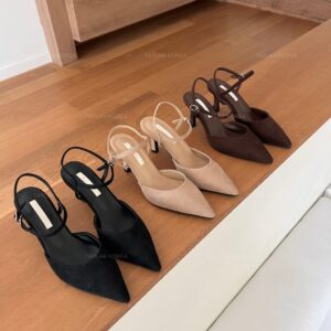 Suede Stiletto Heel 7cm